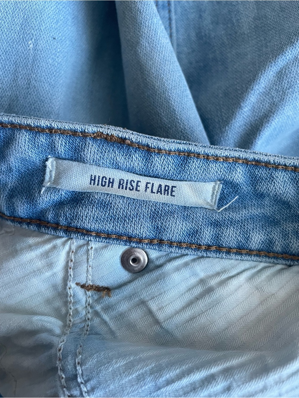 Wrangler X Pendelton Women's Trumpet Flare Jean in Light Wash Denim Size 32 Rare - Picture 7 of 16